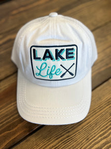 TRUCKER HAT: WHITE LAKE LIFE